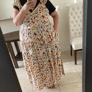 Floral Maxi Dress size 4x